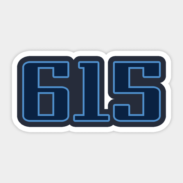 Tennessee LYFE the 615!!! Sticker by OffesniveLine